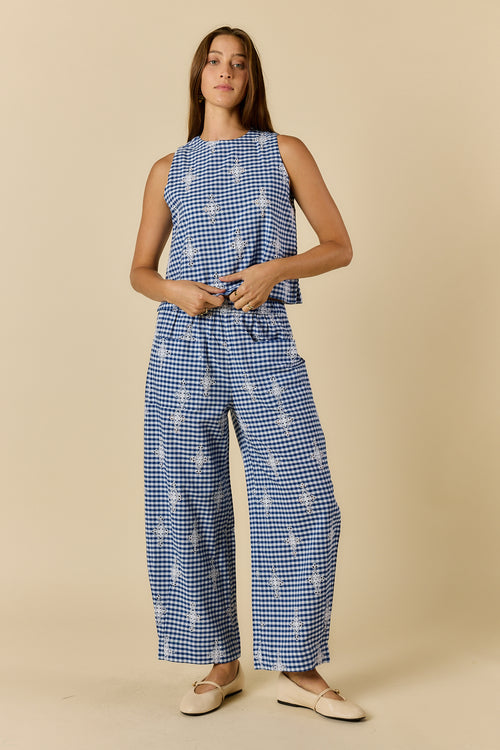 Rubyyaya Ellie-Ray Tank Blue