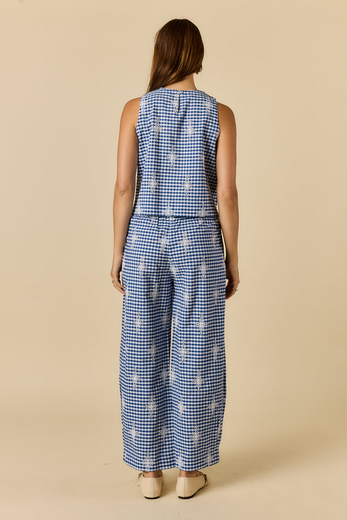 Rubyyaya Ellie-Ray Tank Blue