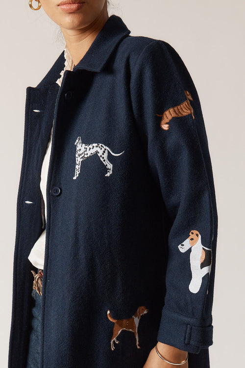 Rubyyaya Haute Dog Trench Navy