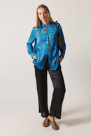 Rubyyaya Howdy Cowgirl Shirt Blue