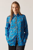 Rubyyaya Howdy Cowgirl Shirt Blue