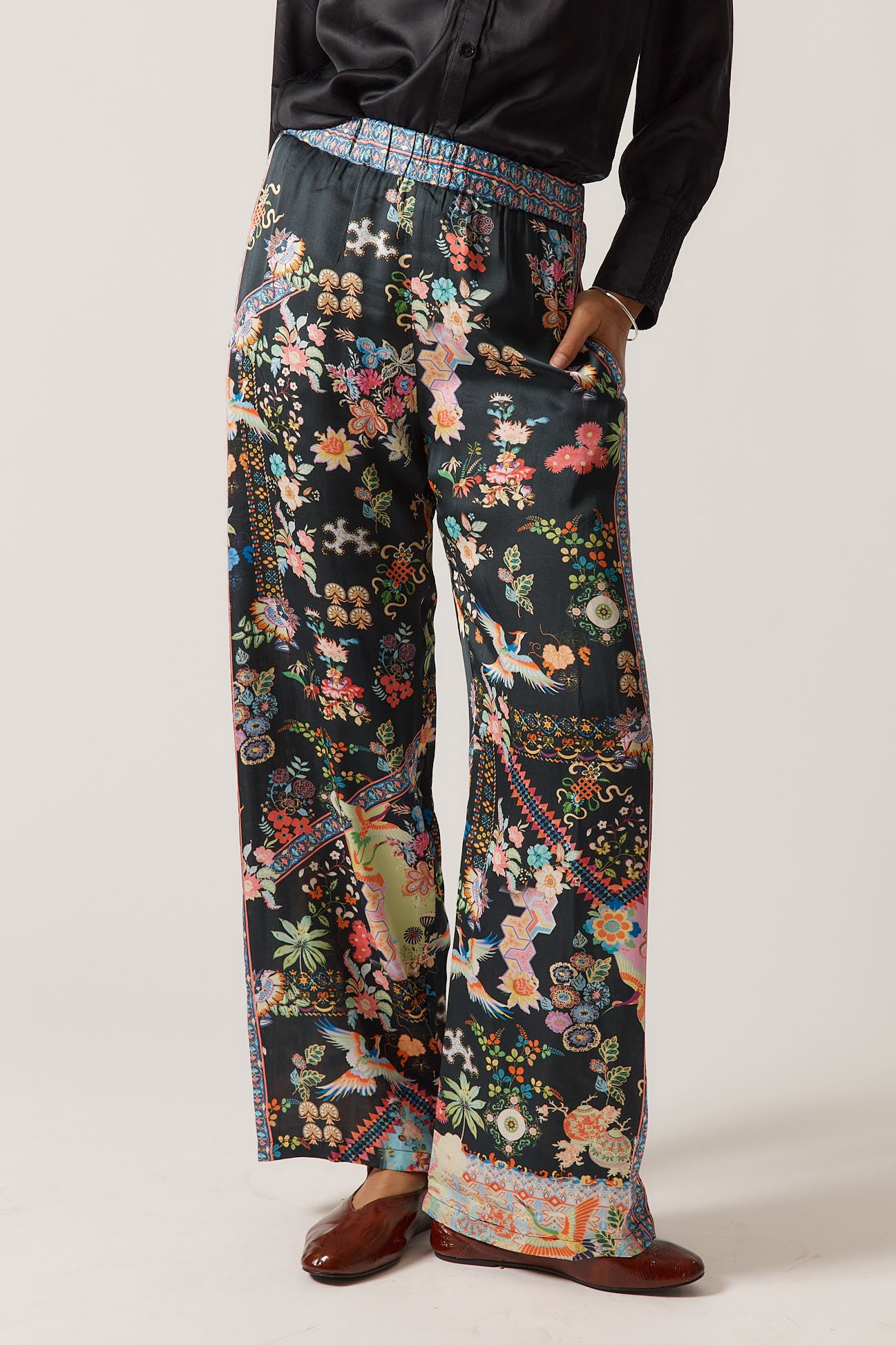 Rubyyaya Lala Pant Steel