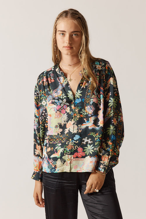 Rubyyaya Lala Shirt Steel