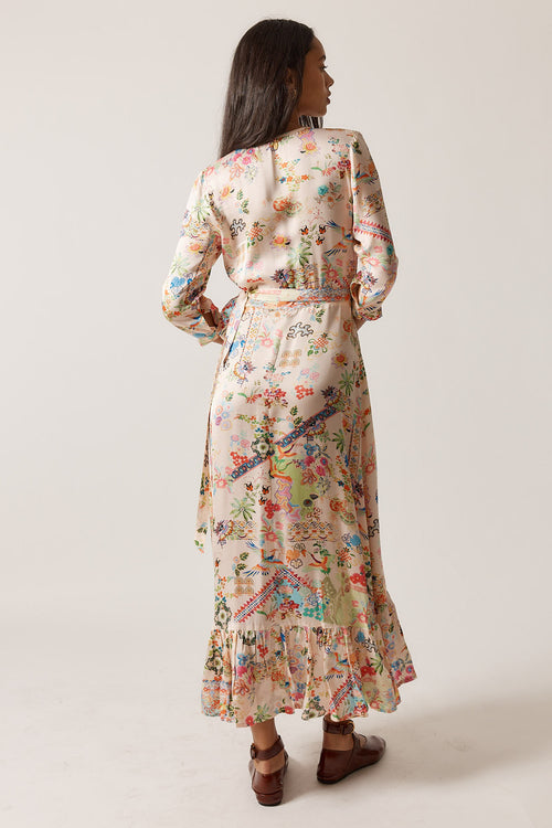 Rubyyaya Lala Wrap Dress Pink