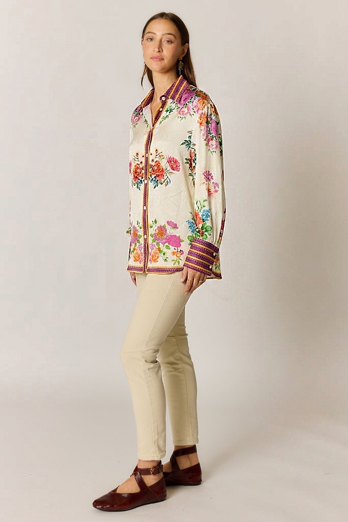 Rubyyaya Liberte Classic Shirt Cream