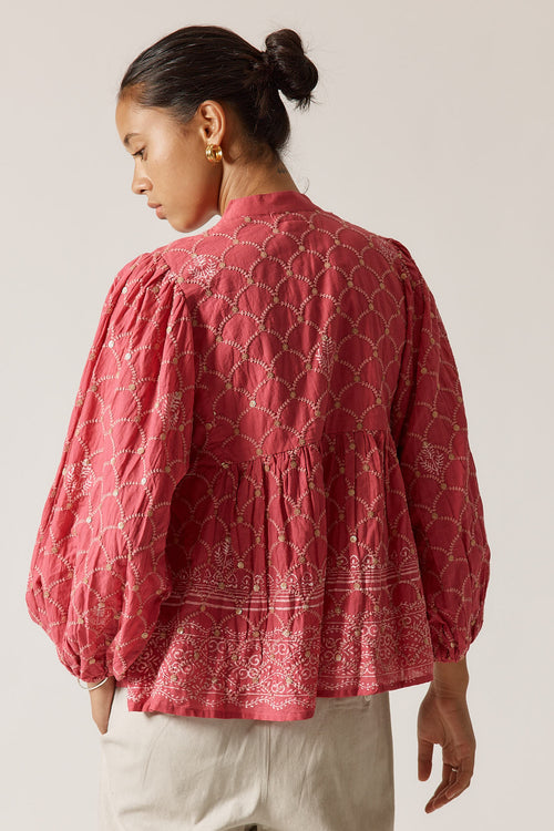 Rubyyaya Locket of Love Top Pink