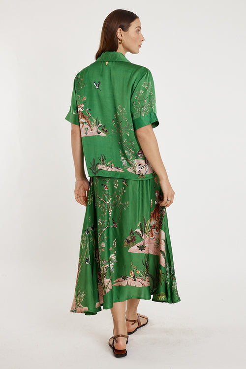 Rubyyaya Machali Shirt Emerald
