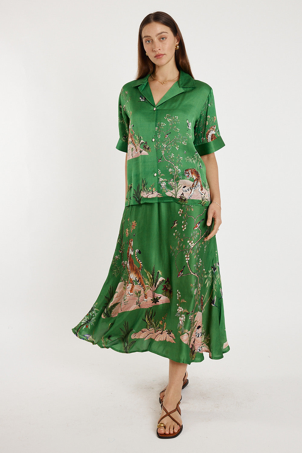 Rubyyaya Machali Shirt Emerald
