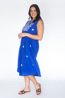 Rubyyaya Manuelito Midi Royal Blue