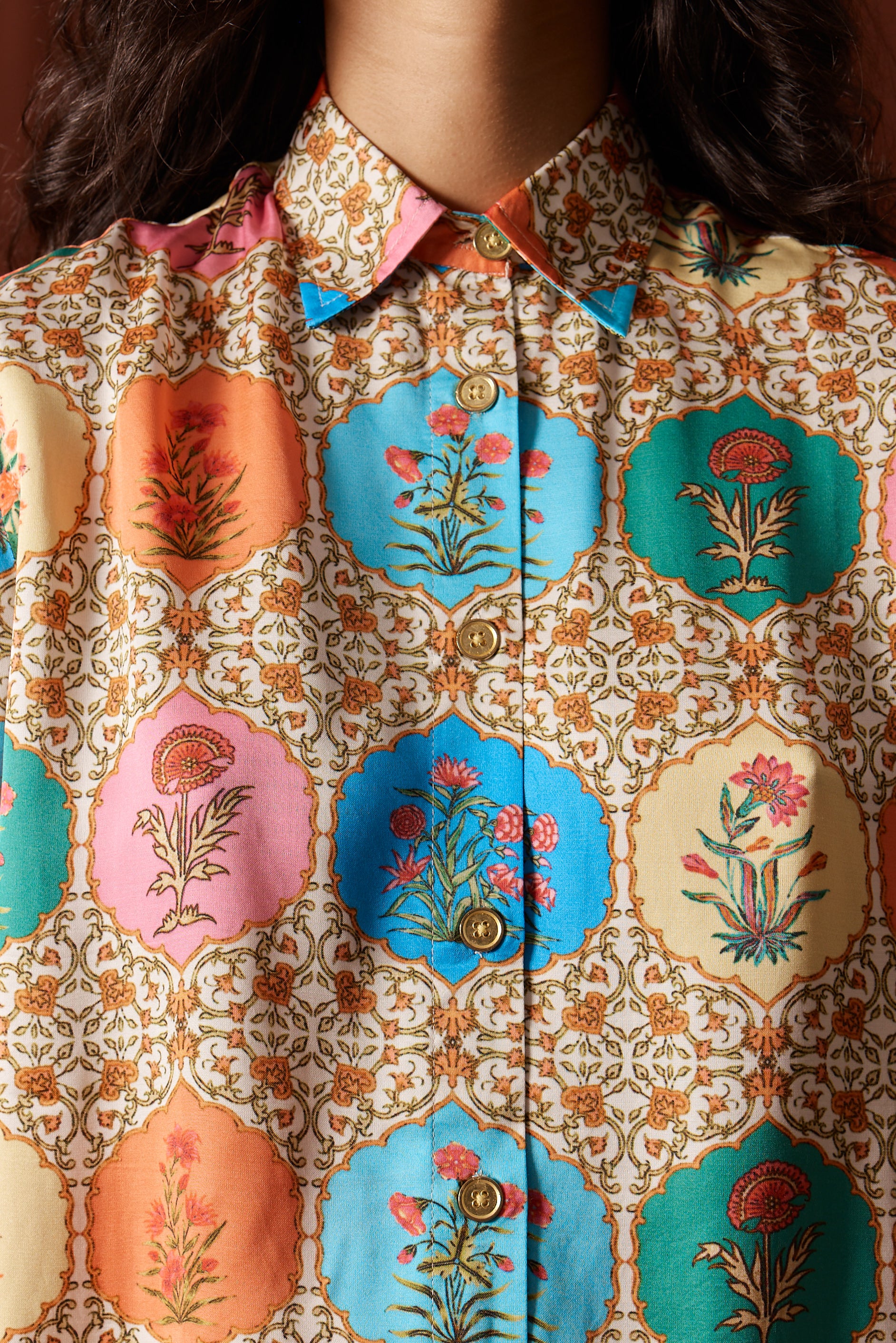 Rubyyaya Marigold Shirt Multi