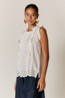 Rubyyaya Matilda Top White
