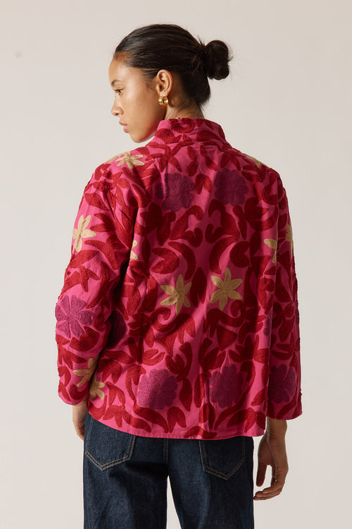Rubyyaya Meadow Field Jacket Pink