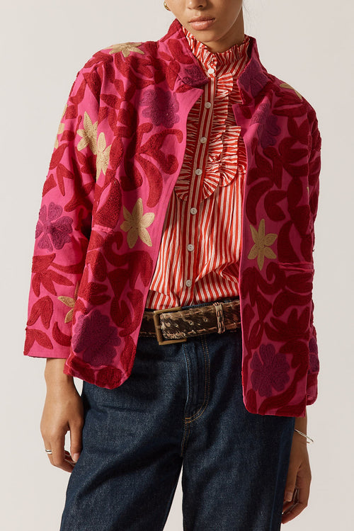 Rubyyaya Meadow Field Jacket Pink