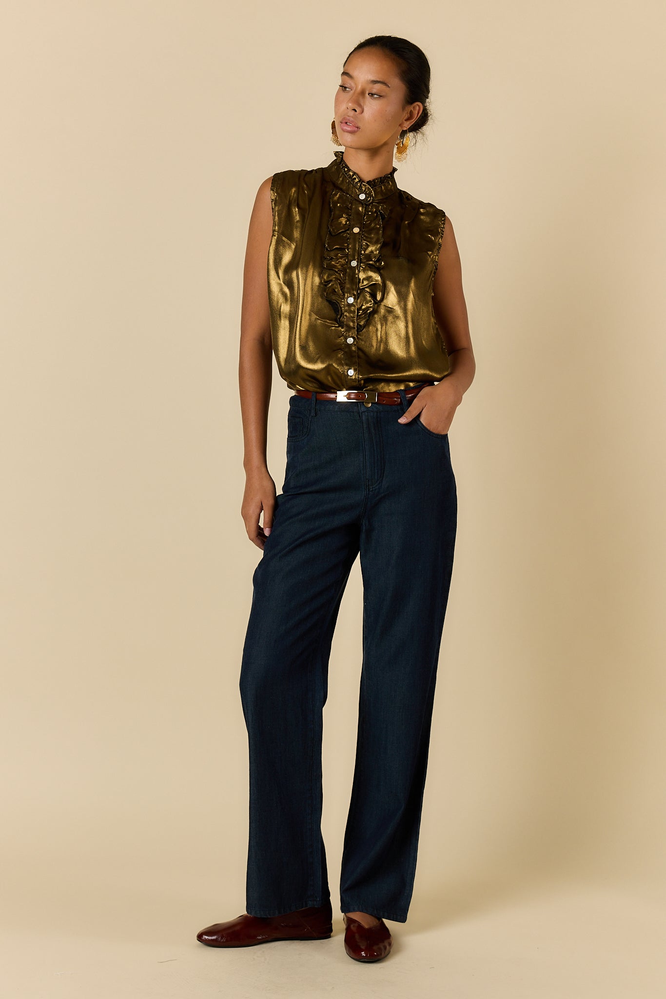 Rubyyaya Monaco Top Bronze