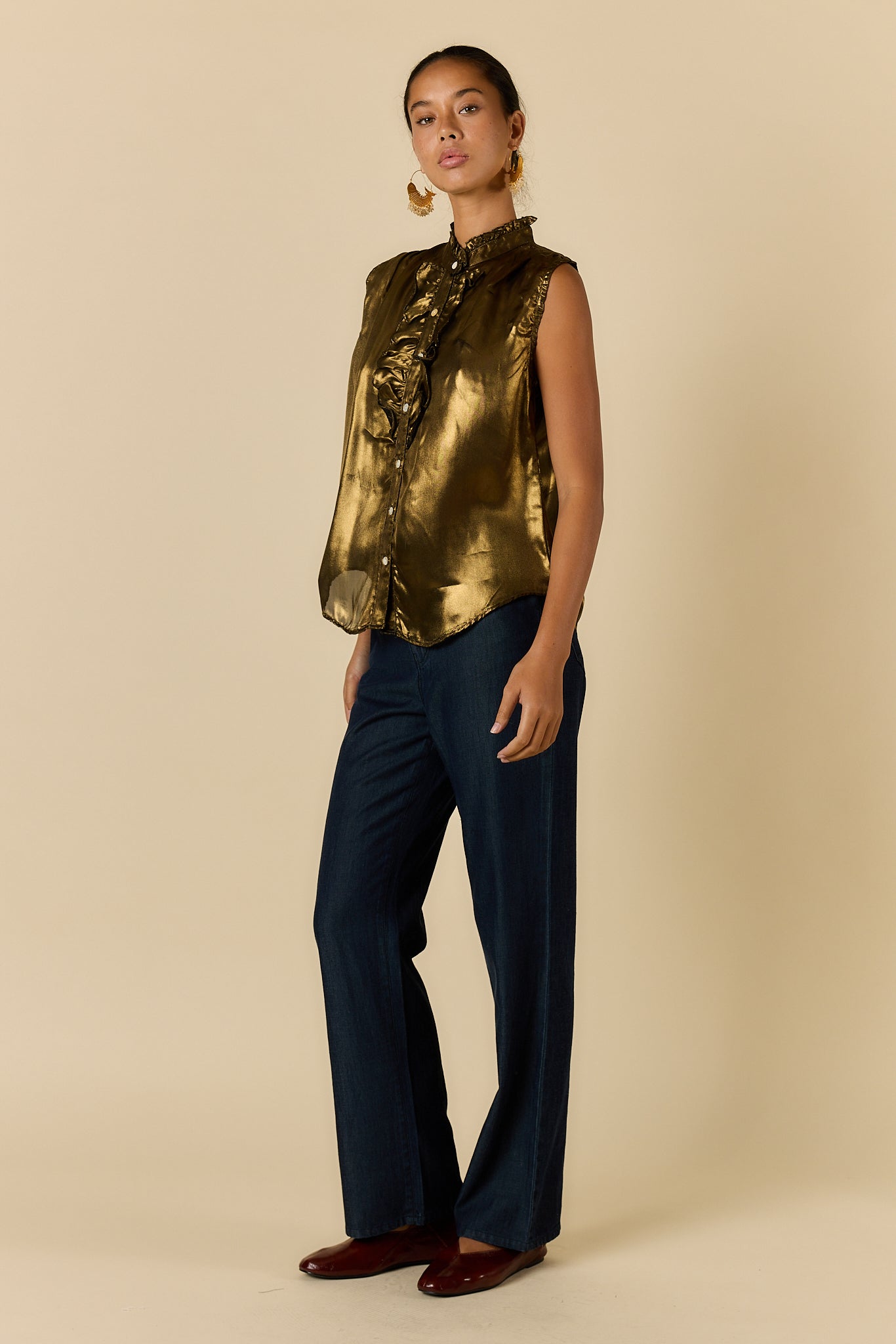 Rubyyaya Monaco Top Bronze