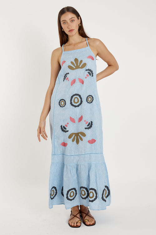 Rubyyaya Monoki Dress Chambray