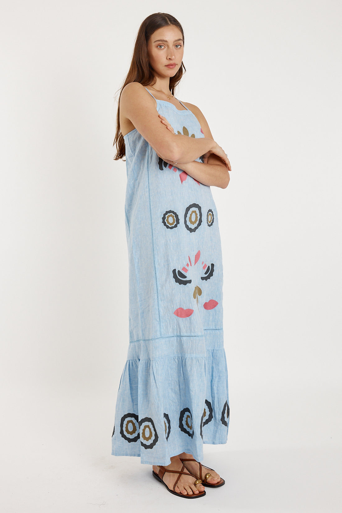 Rubyyaya Monoki Dress Chambray