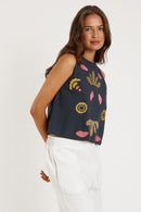 Rubyyaya Monoki Tank Black