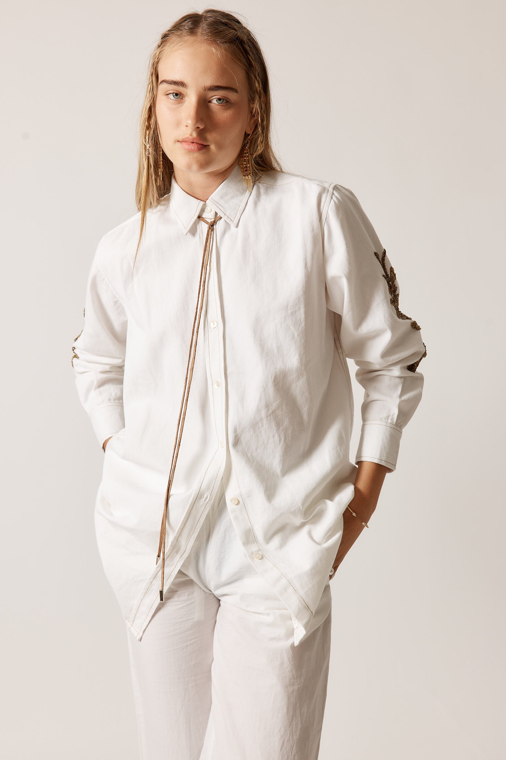 Rubyyaya Montana Shirt White