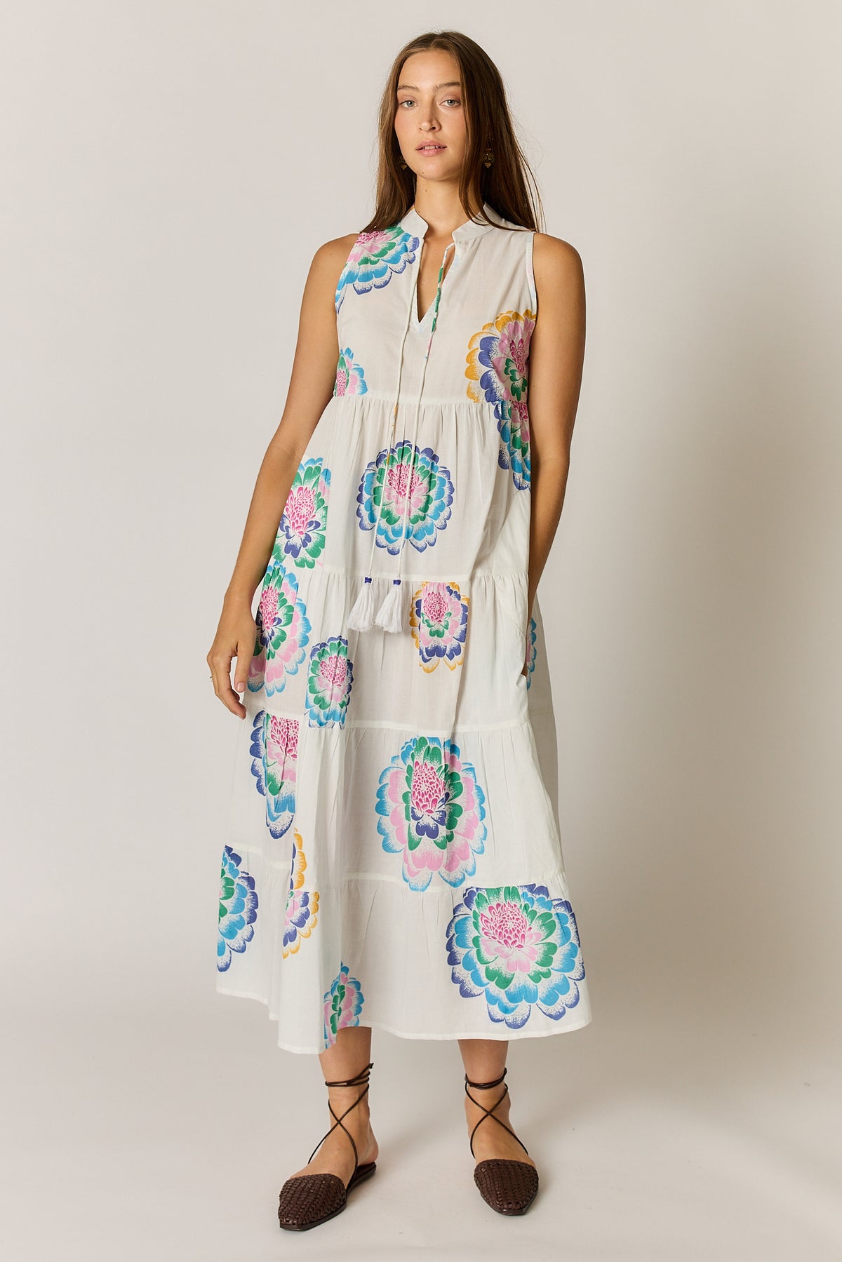 PRE SALE | Rubyyaya Neon Fleur Maxi White