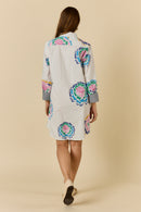 Rubyyaya Neon Fleur Shirtmaker White