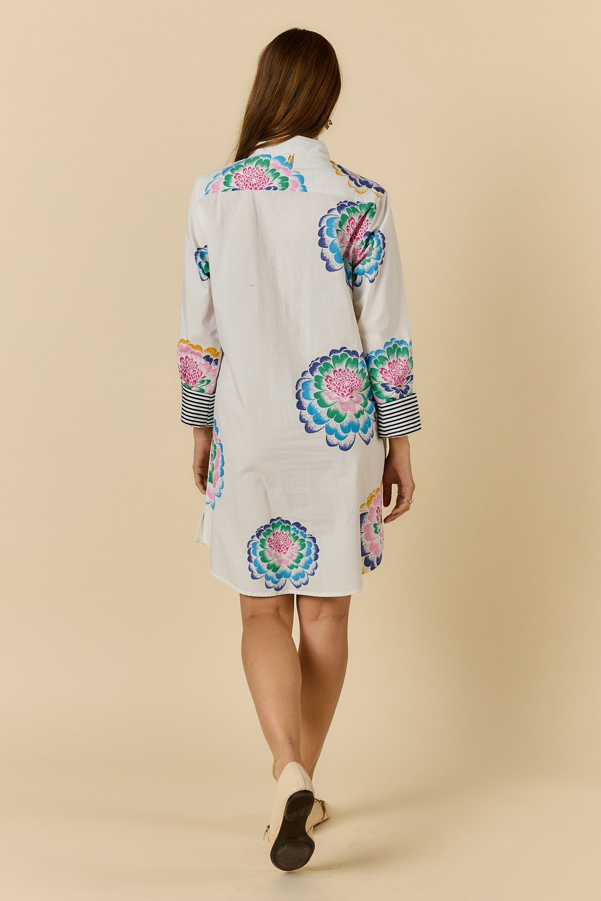 Rubyyaya Neon Fleur Shirtmaker White