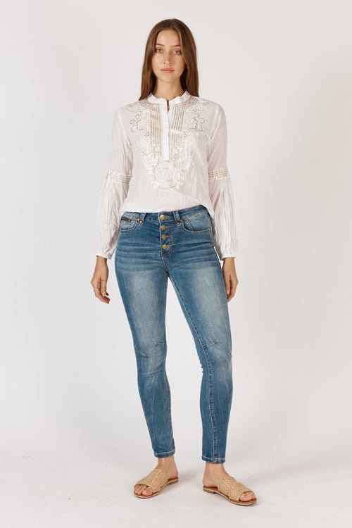 Rubyyaya Norma Jeans Denim Blue