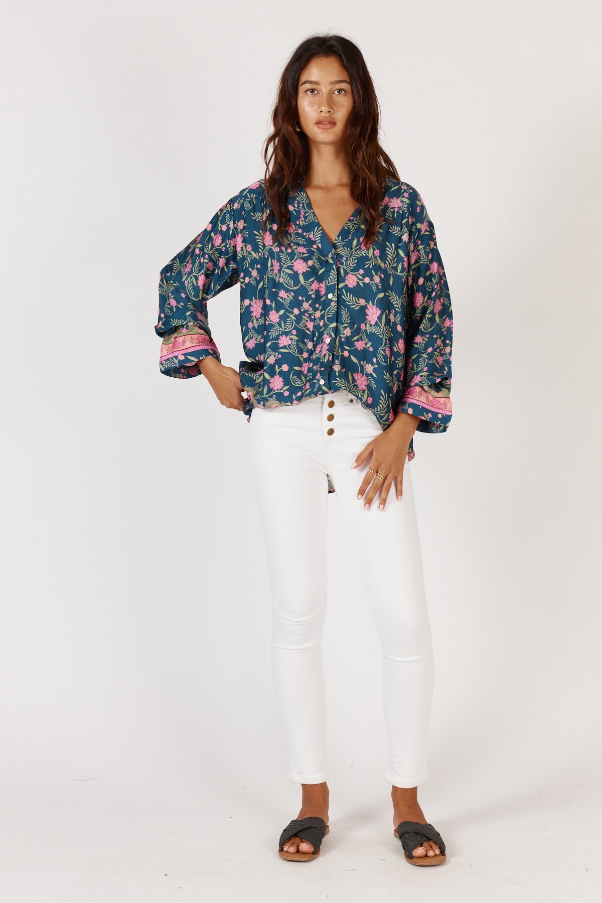 Rubyyaya Norma Jeans White