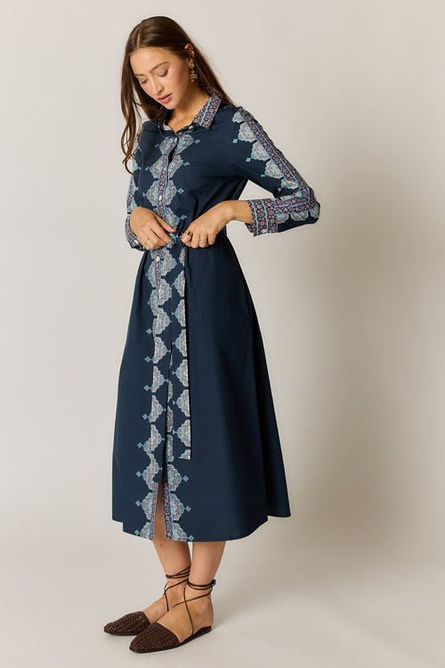 Rubyyaya Paolina Dress Navy