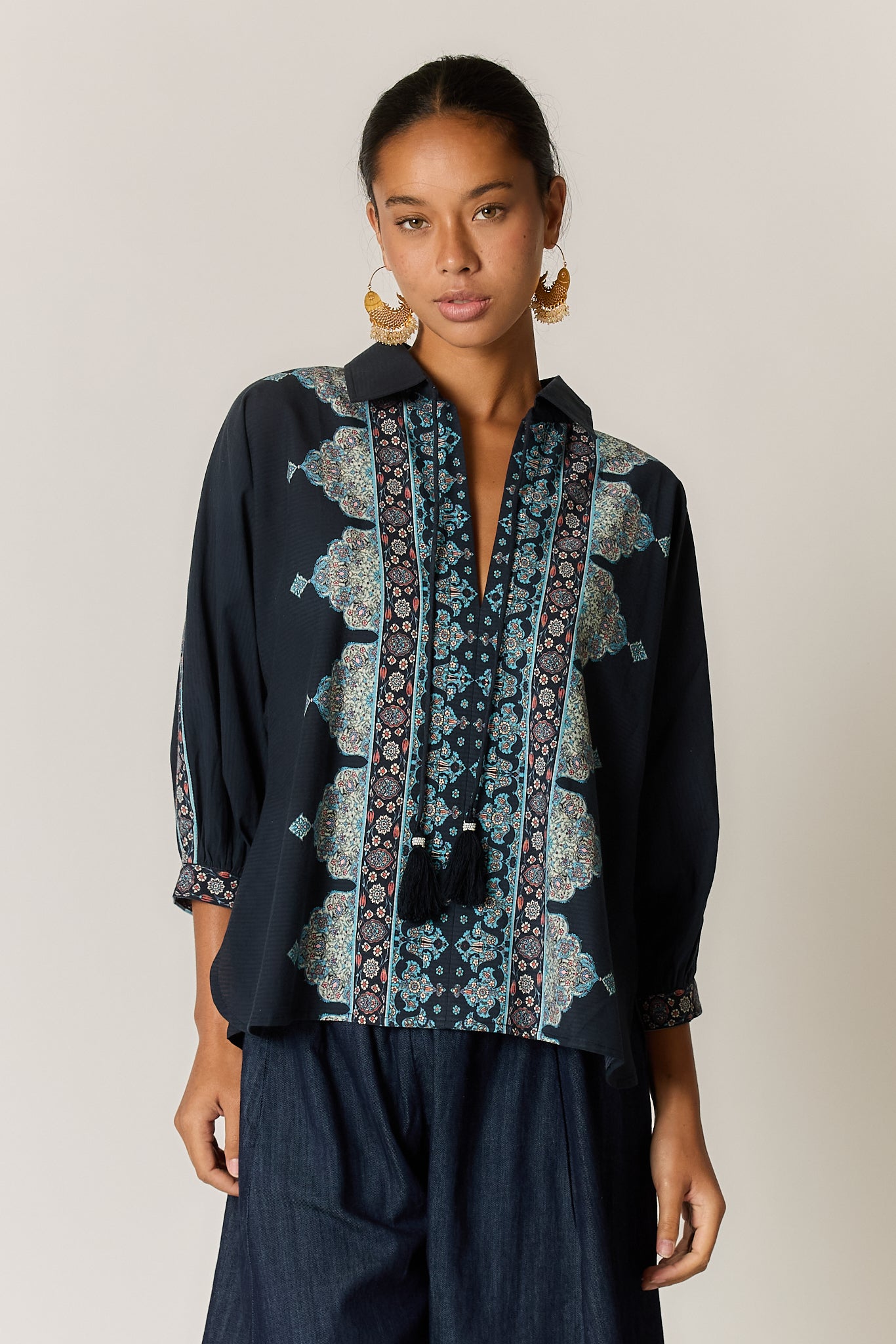 Rubyyaya Paolina Shirt Navy