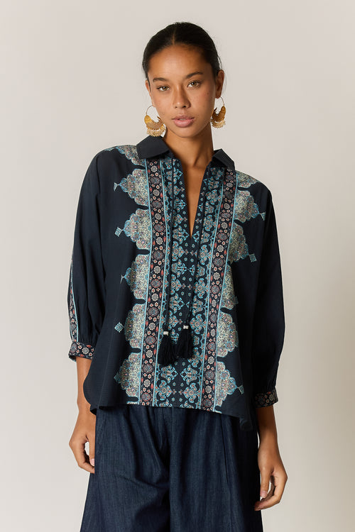 Rubyyaya Paolina Shirt Navy