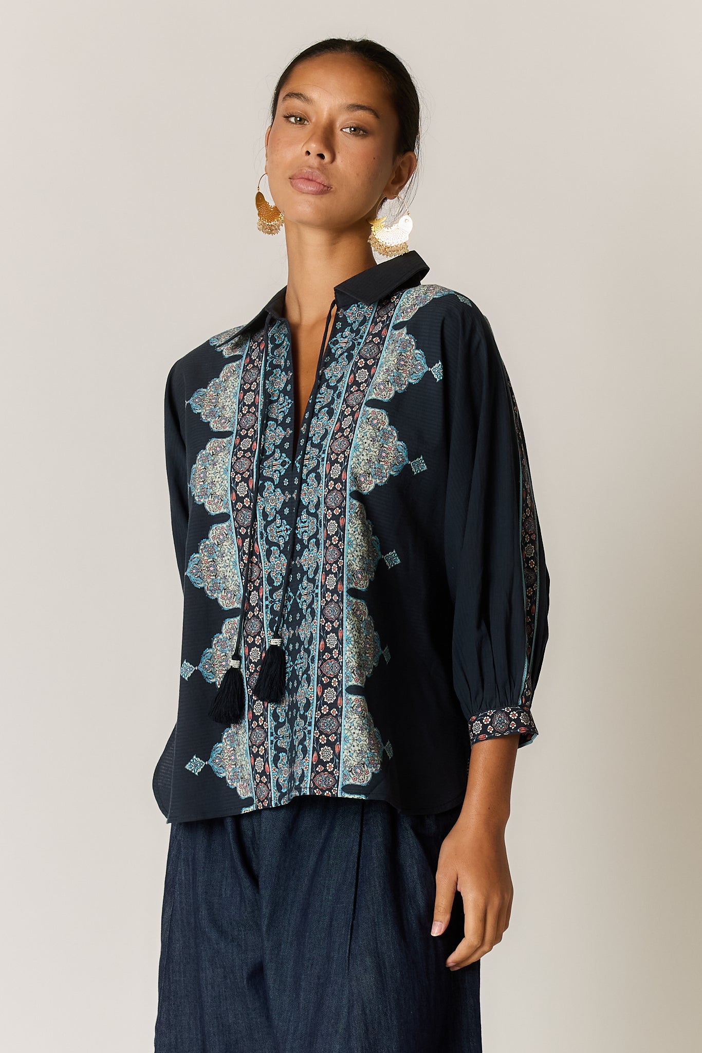 Rubyyaya Paolina Shirt Navy