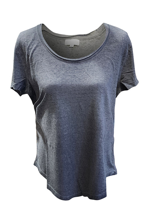 Rubyyaya Plain T-Shirt Charcoal
