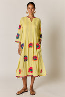 Rubyyaya Posey Kaftan Lemon