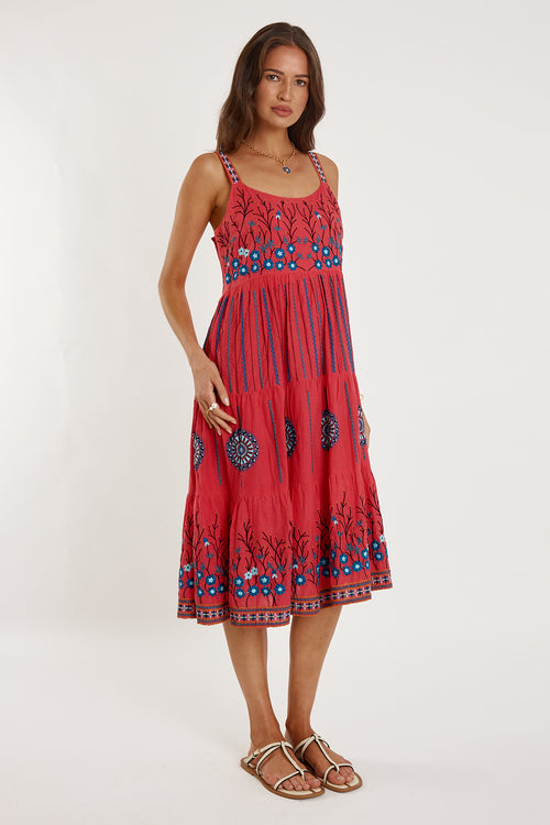 Rubyyaya Provence Sundress Watermelon