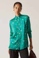 Rubyyaya Puppy Love Shirt Emerald