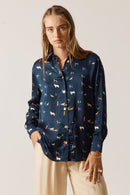 Rubyyaya Puppy Love Shirt Navy