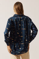 Rubyyaya Puppy Love Shirt Navy