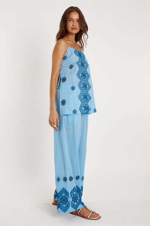 Rubyyaya Ravello Top Blue
