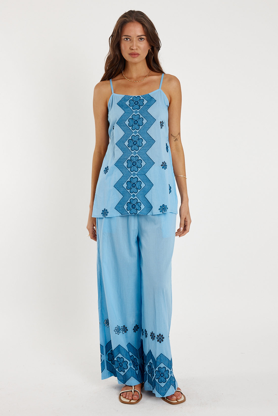 Rubyyaya Ravello Pant Blue