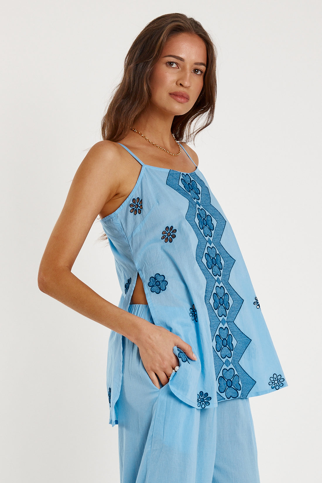 Rubyyaya Ravello Top Blue