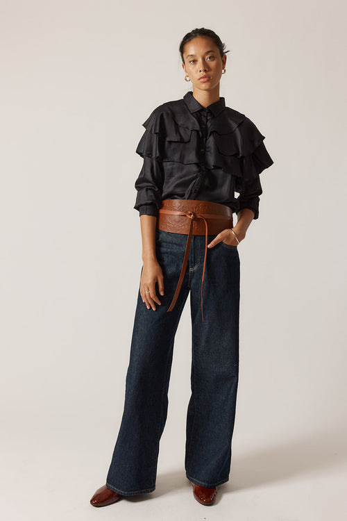 Rubyyaya Rome Shirt Black