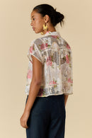 Rubyyaya Rose Shirt White