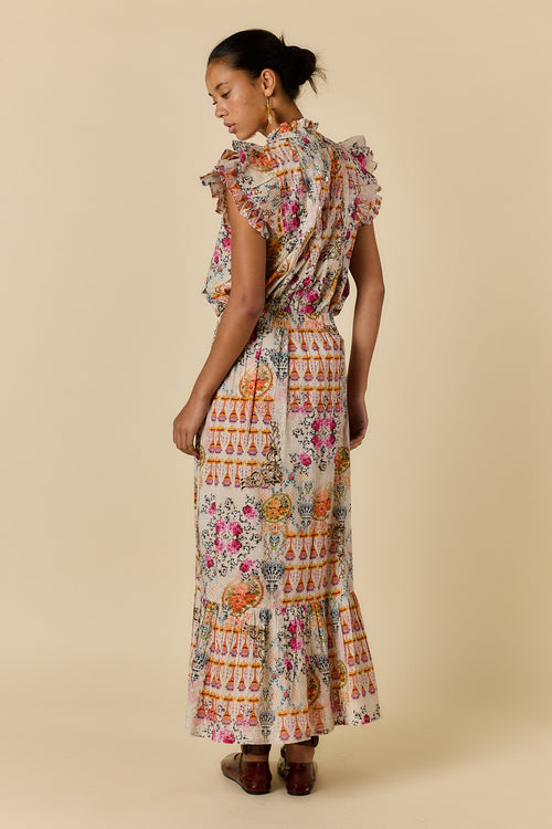 Rubyyaya Rosetta Skirt Gold