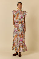 Rubyyaya Rosetta Skirt Gold