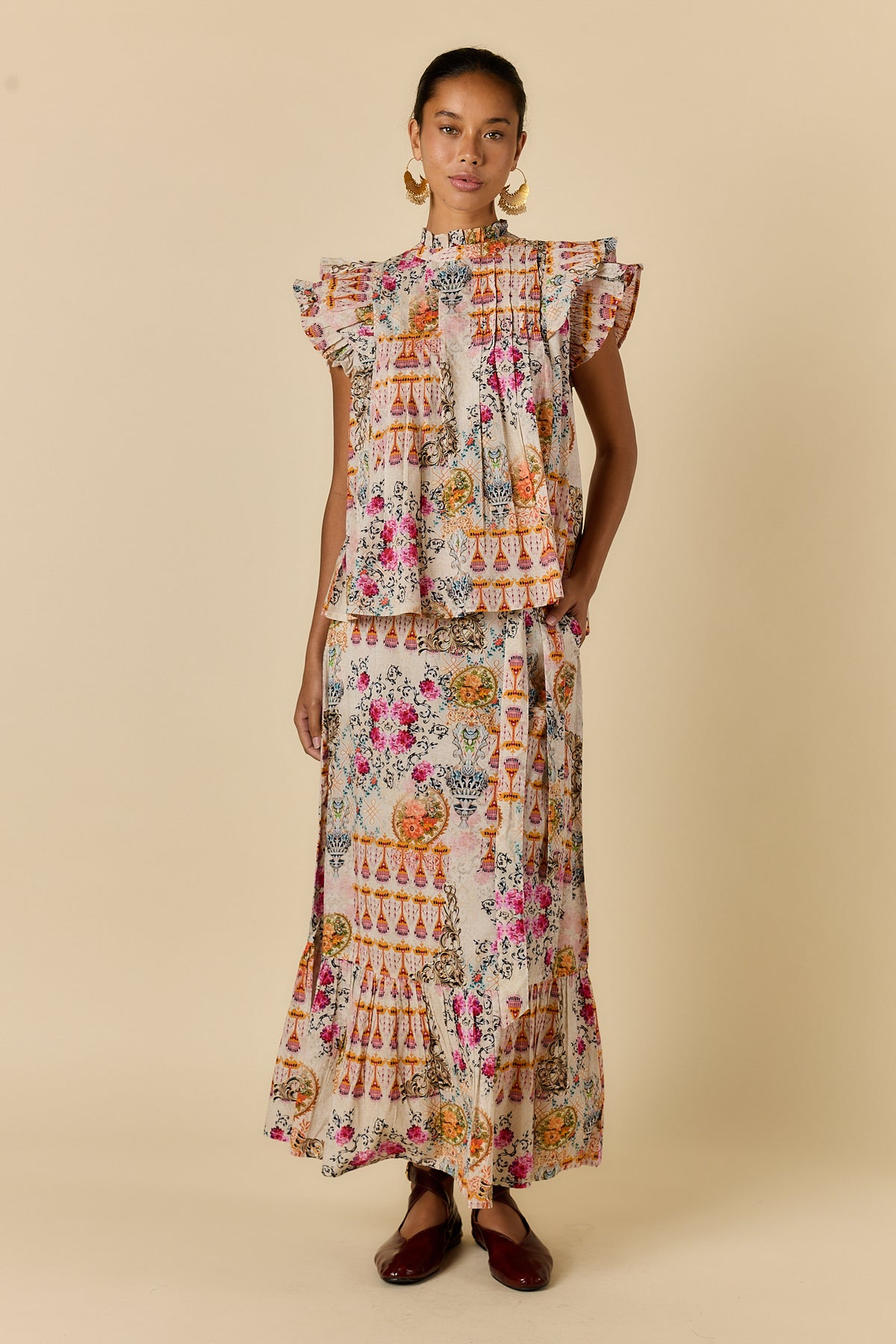 Rubyyaya Rosetta Top Gold