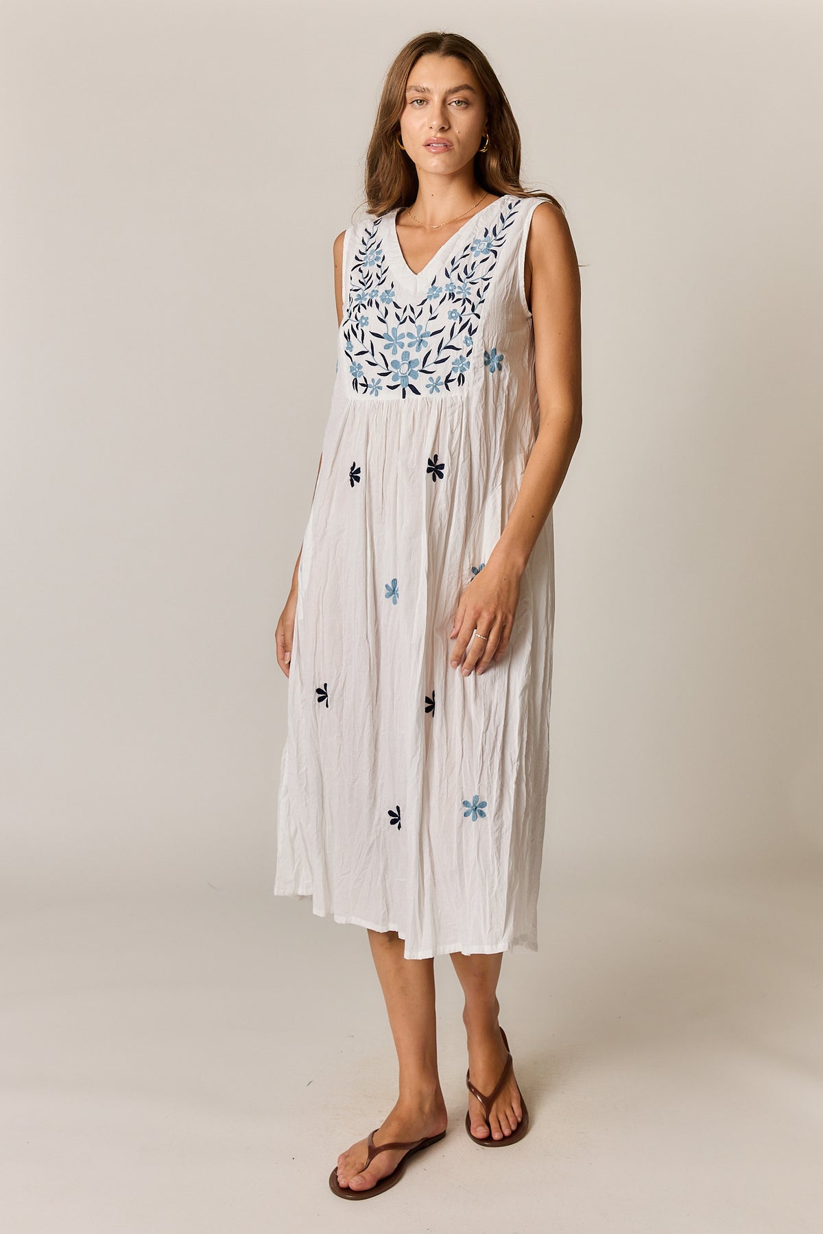 Rubyyaya Sasha Sundress White