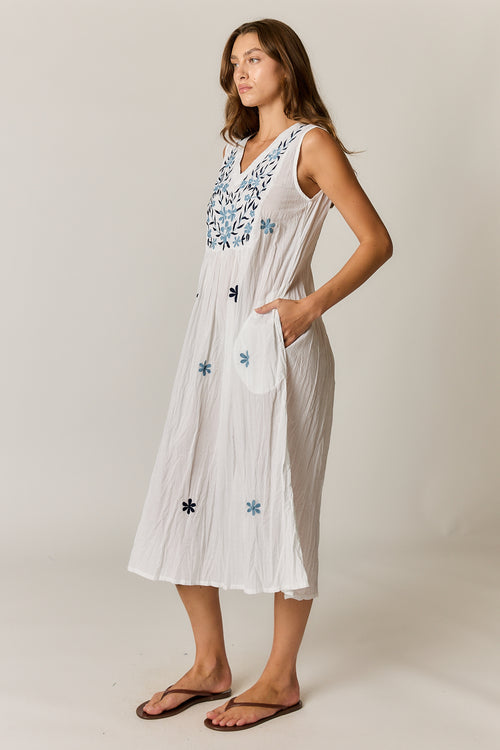 Rubyyaya Sasha Sundress White
