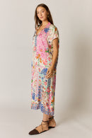 Rubyyaya Songbird Kaftan White