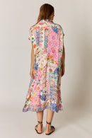 Rubyyaya Songbird Kaftan White